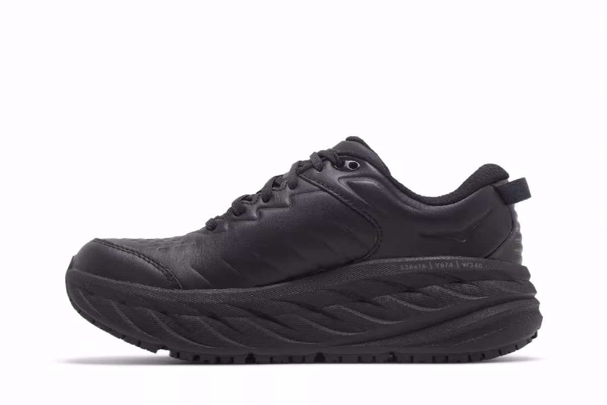 HOKA Women's Bondi SR Triple Black, view 4
