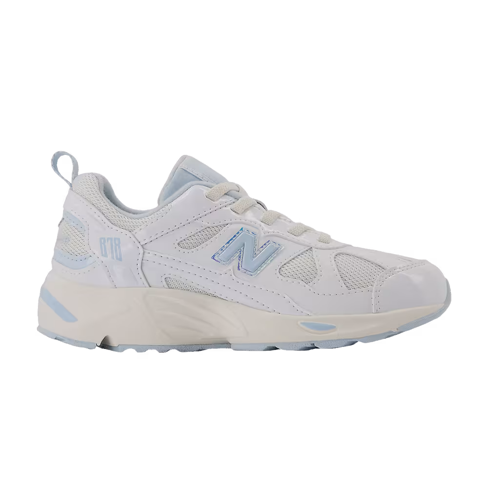 New Balance 878 Little Kid Wide White Sea Salt