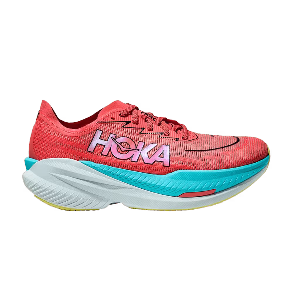 HOKA Mach X 2 Grapefruit Electric Coral