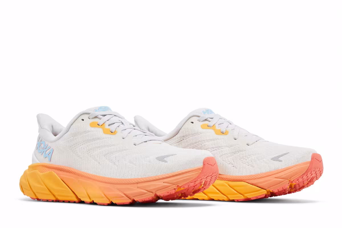 HOKA Women's Arahi 6 Nimbus Cloud Orange, view 9