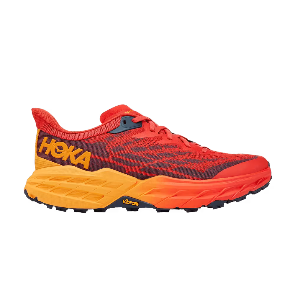 HOKA Speedgoat 5 2E Wide Fiesta Radiant Yellow