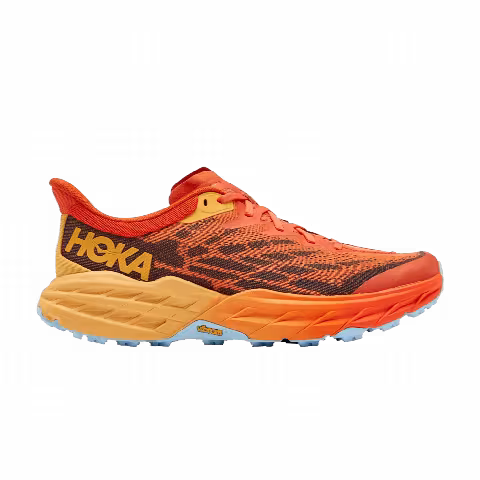 HOKA Speedgoat 5 2E Wide 'Puffin's Bill Amber Yellow'