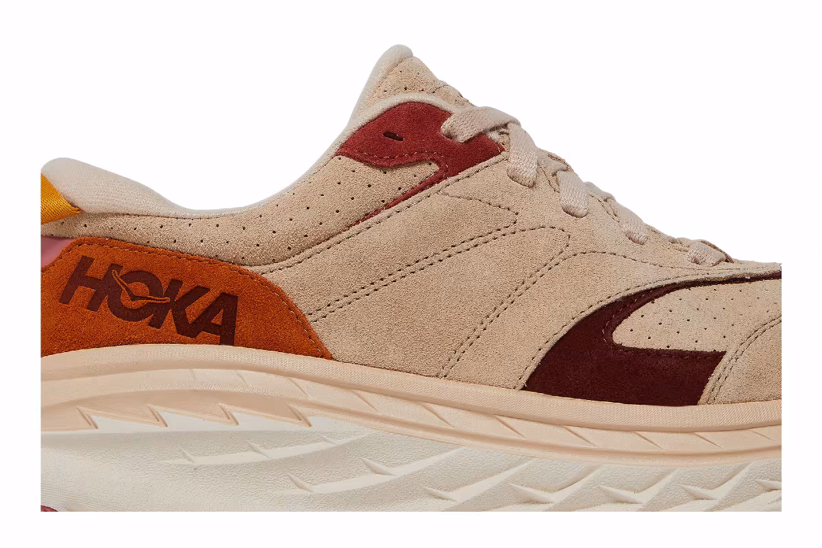 HOKA Bondi L Suede Shifting Sand, view 3