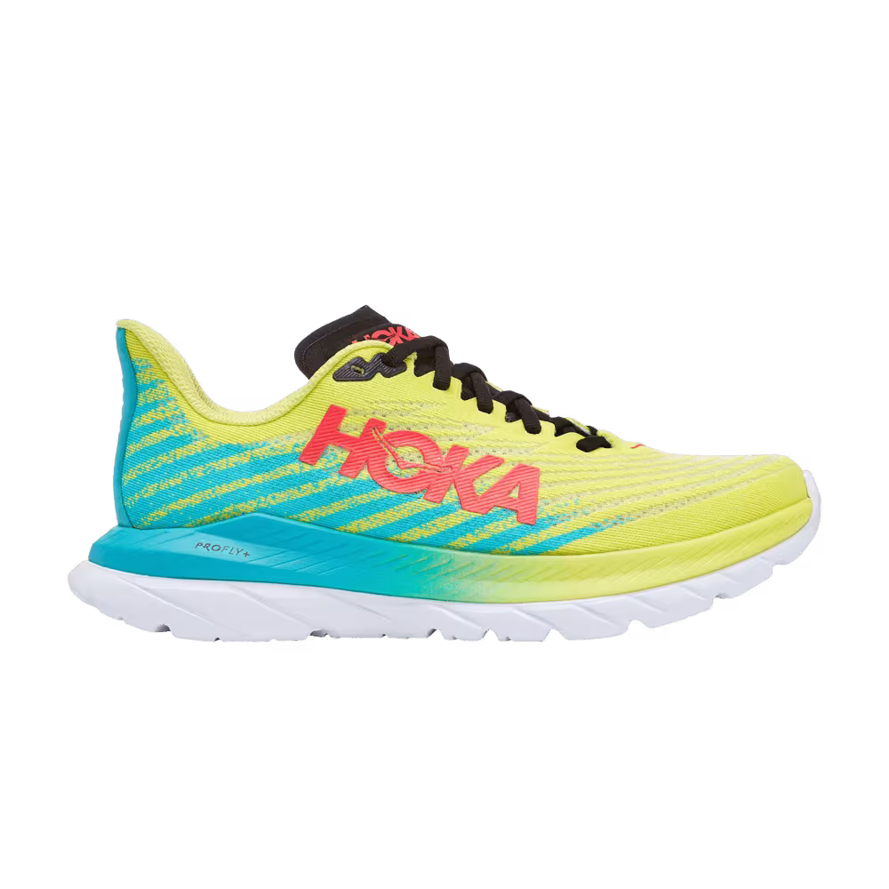 HOKA Women's Mach 5 Evening Primrose Scuba Blue