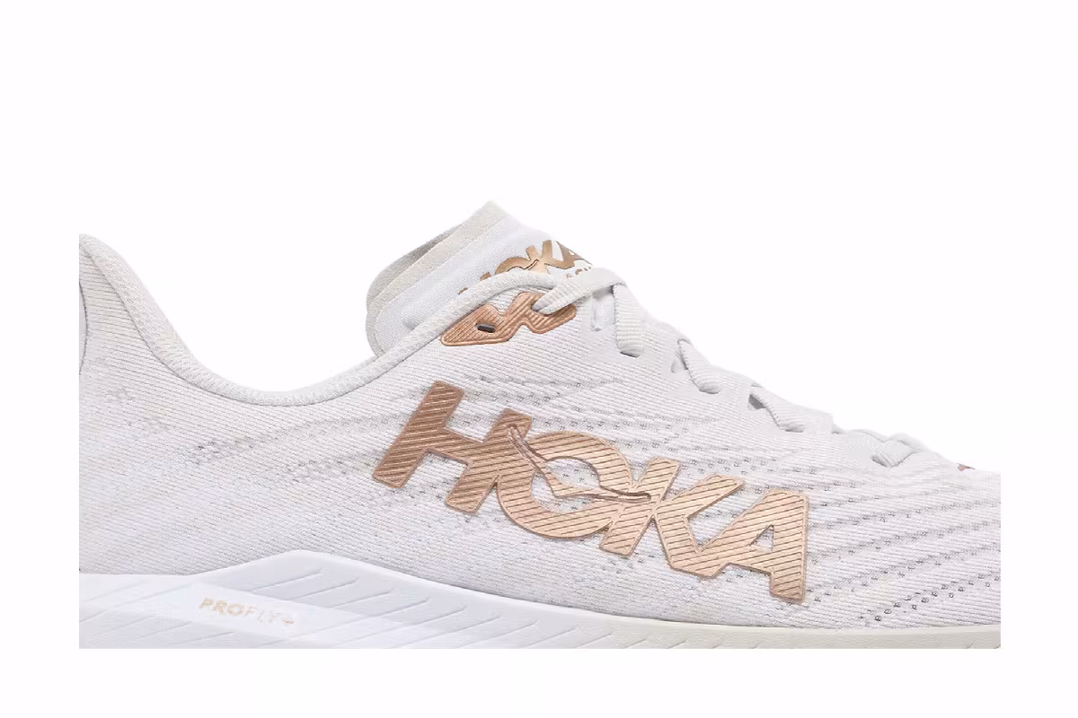 HOKA Mach 5 White Copper, view 3