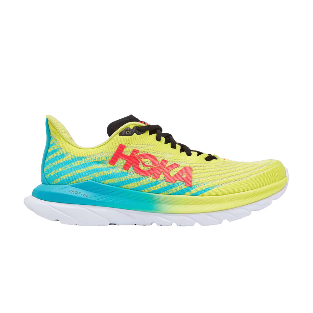 HOKA Mach 5 Evening Primrose Scuba Blue