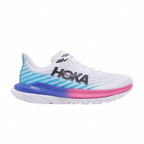 HOKA Mach 5 'White Scuba Blue'