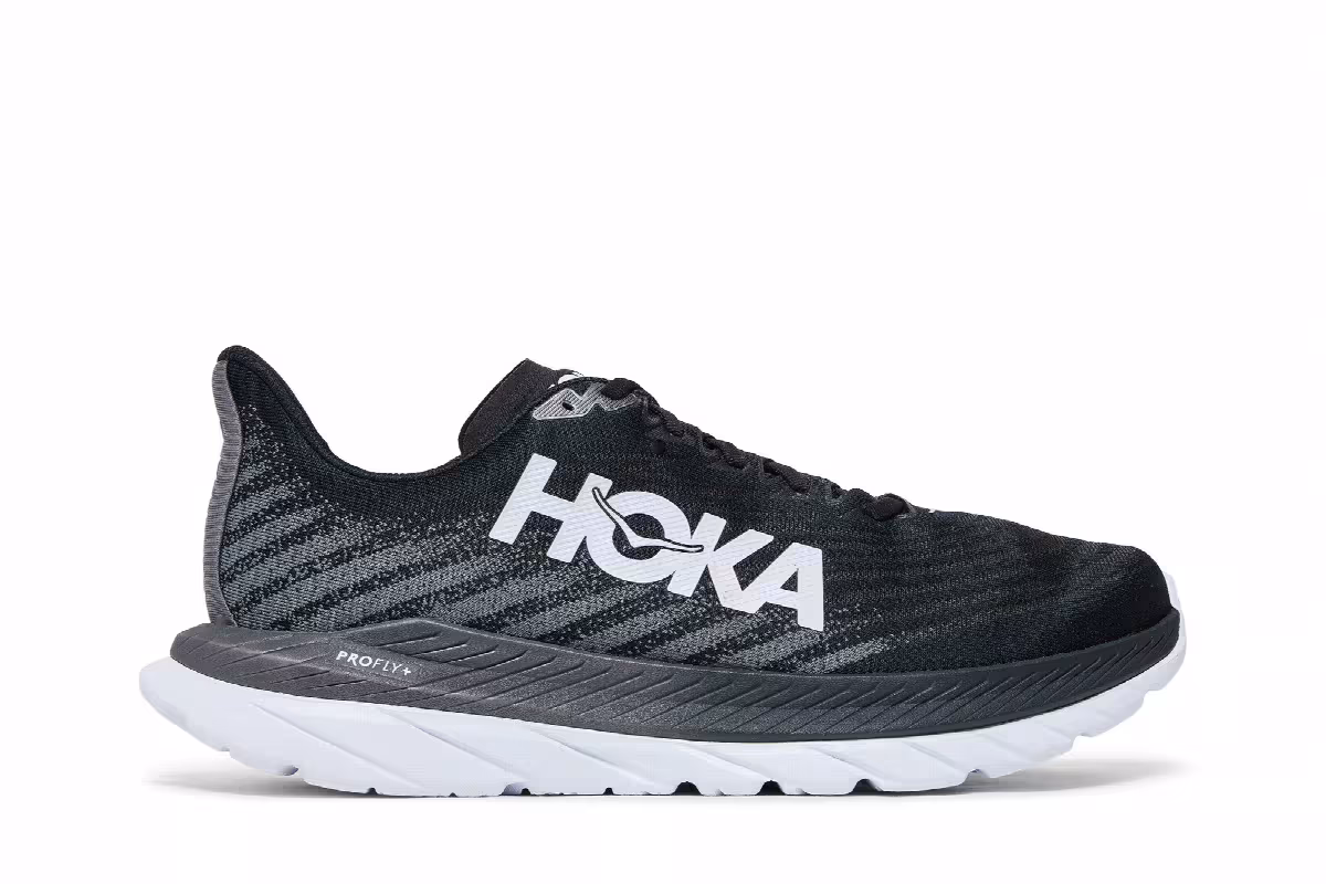 HOKA Mach 5 Black Castlerock, view 2