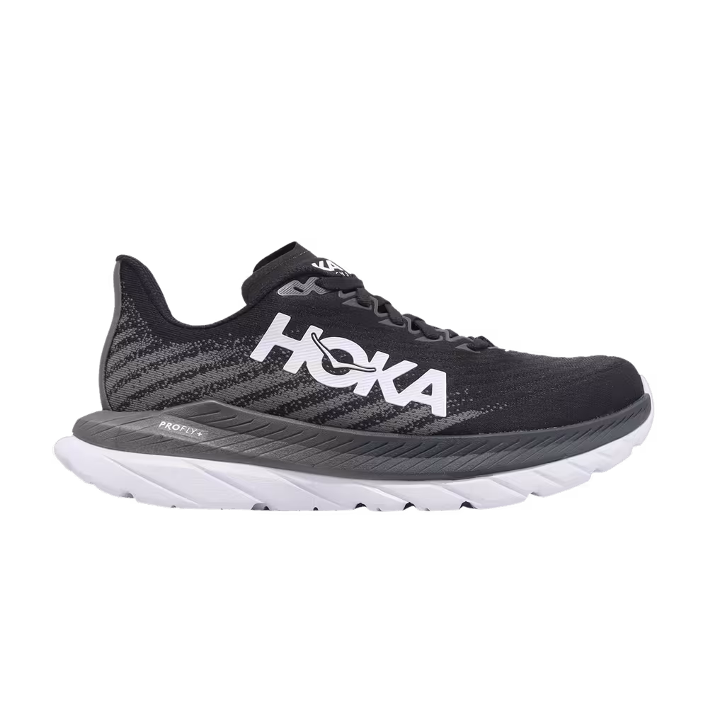 HOKA Women's Mach 5 Wide Black Castlerock