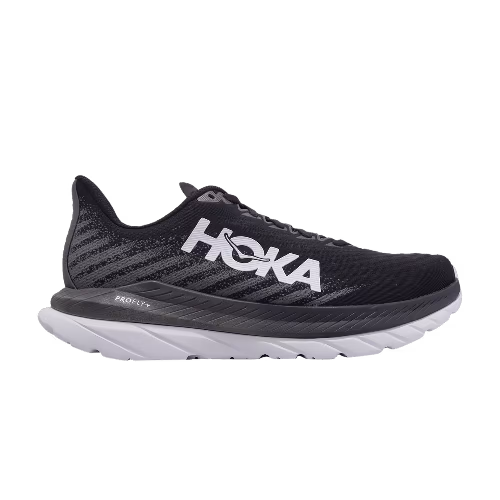 HOKA Mach 5 2E Wide Black Castlerock