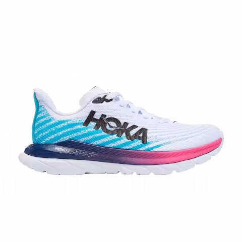 HOKA Wmns Mach 5 'White Scuba Blue'