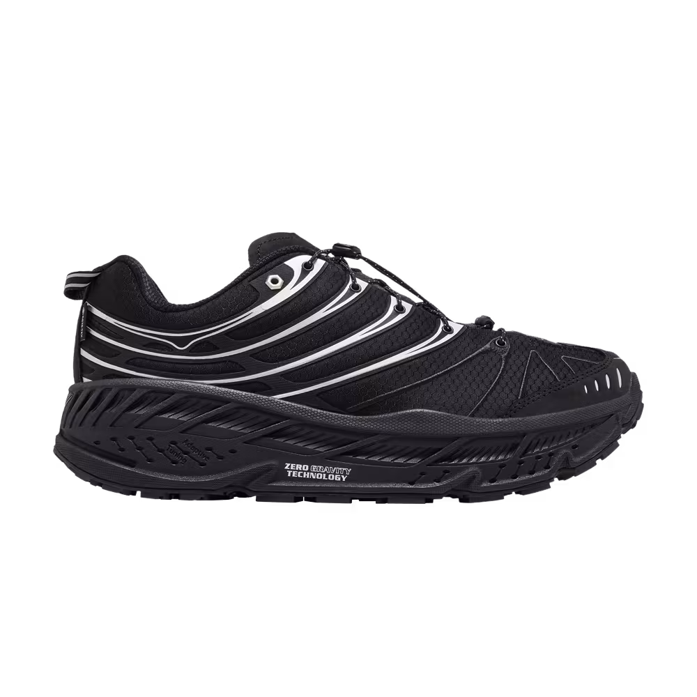 HOKA Stinson Evo GORE-TEX Black Silver