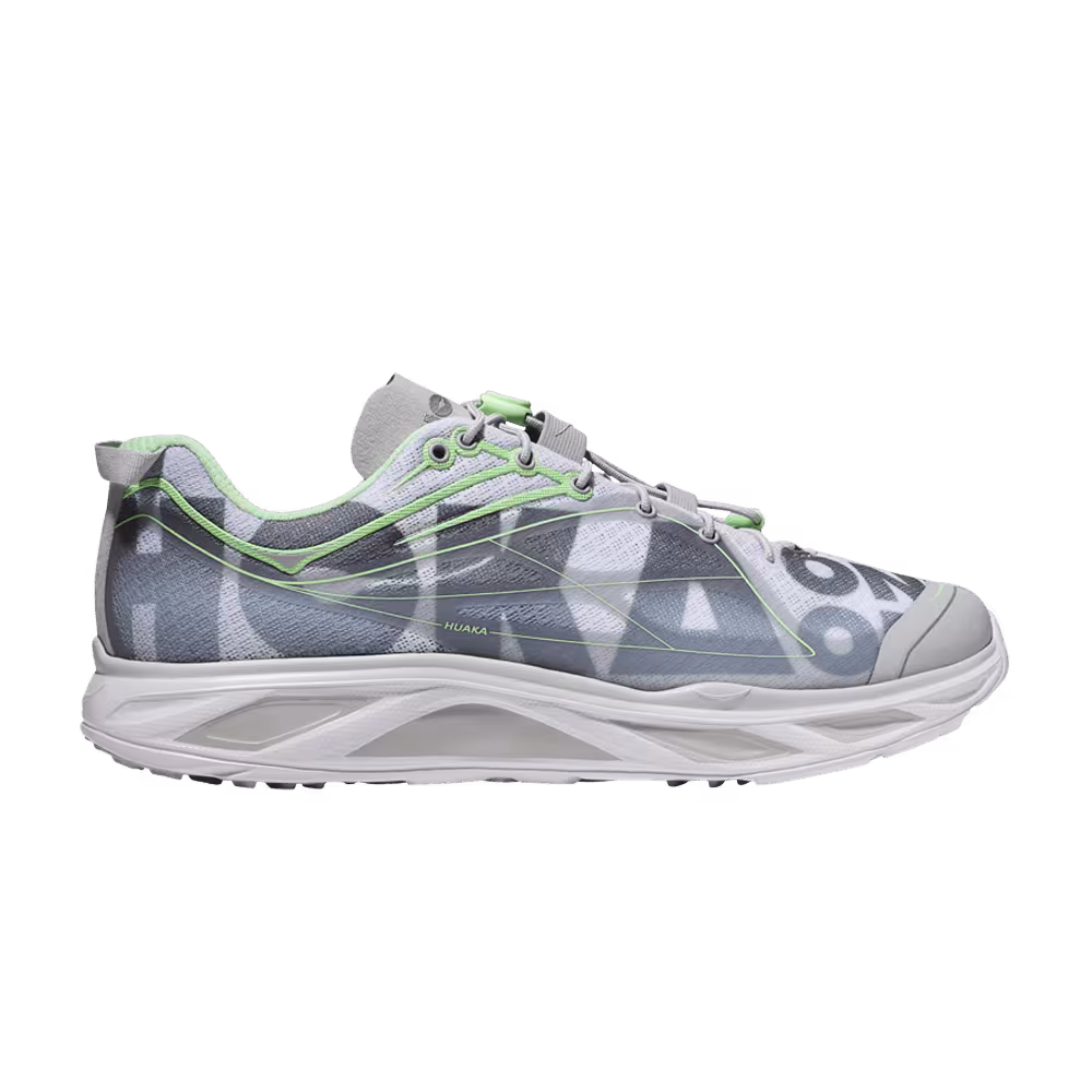 HOKA Huaka Origins Harbor Mist Lime Glo