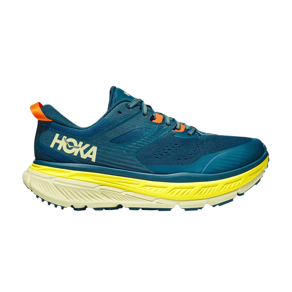 HOKA Stinson 6 Blue Coral Butterfly