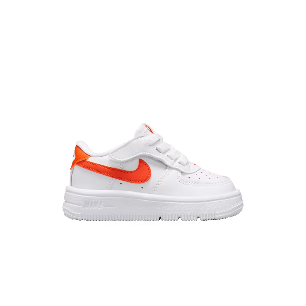 Nike Force 1 Low EasyOn TD White Safety Orange