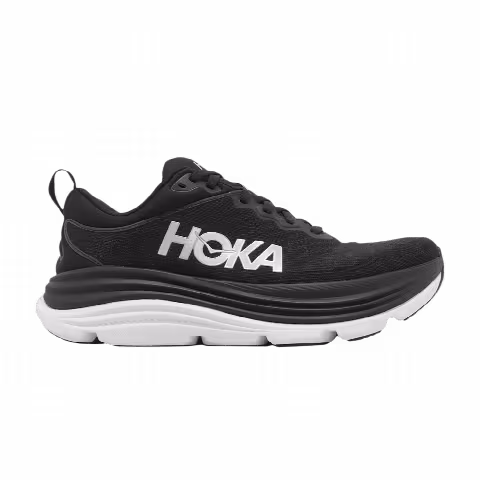 HOKA Gaviota 5 2E Wide 'Black White'