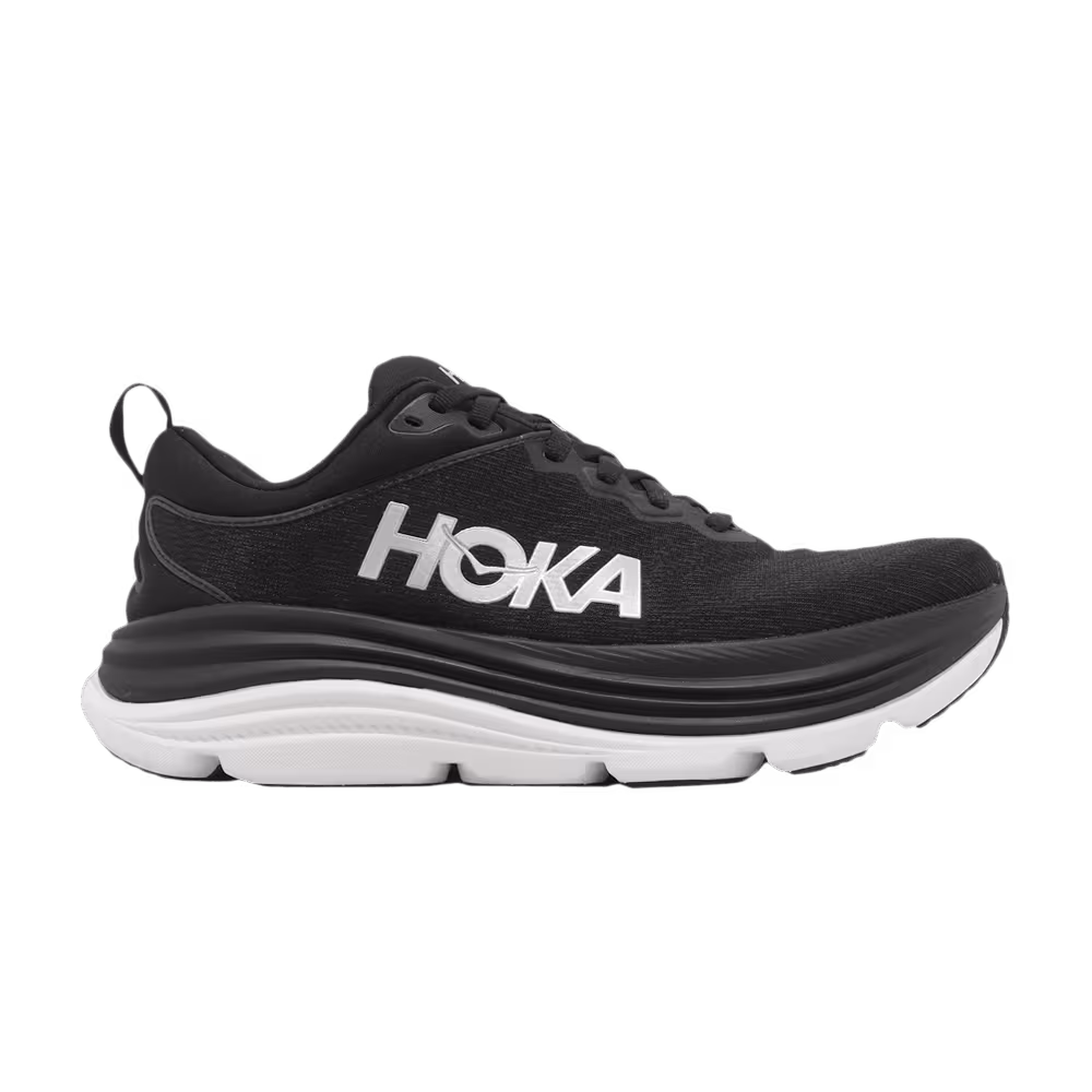 HOKA Gaviota 5 2E Wide Black White