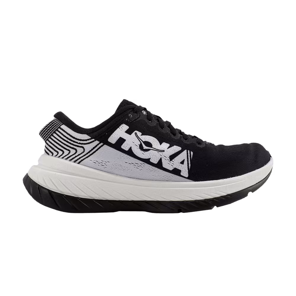 HOKA Carbon X Black White