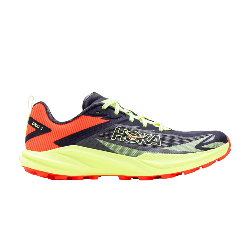 HOKA Zinal 3 Squid Ink Neon Yuzu