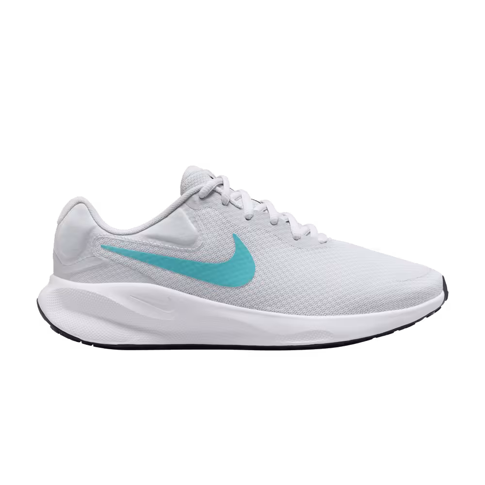 Nike Women's Revolution 7 Wide Pure Platinum Dusty Cactus