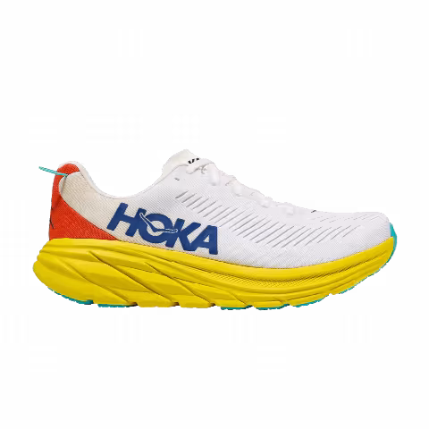 HOKA Rincon 3 'White Eggnog Yellow'