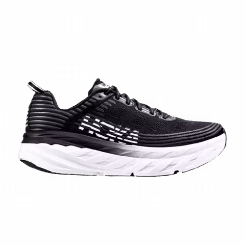 HOKA Bondi 6 'Black White'
