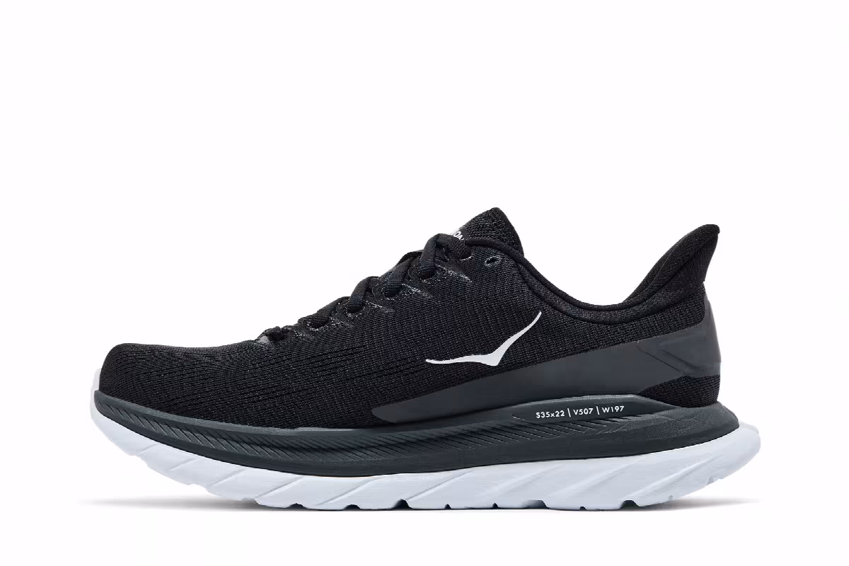 HOKA Women's Mach 4 Black Dark Shadow, view 4