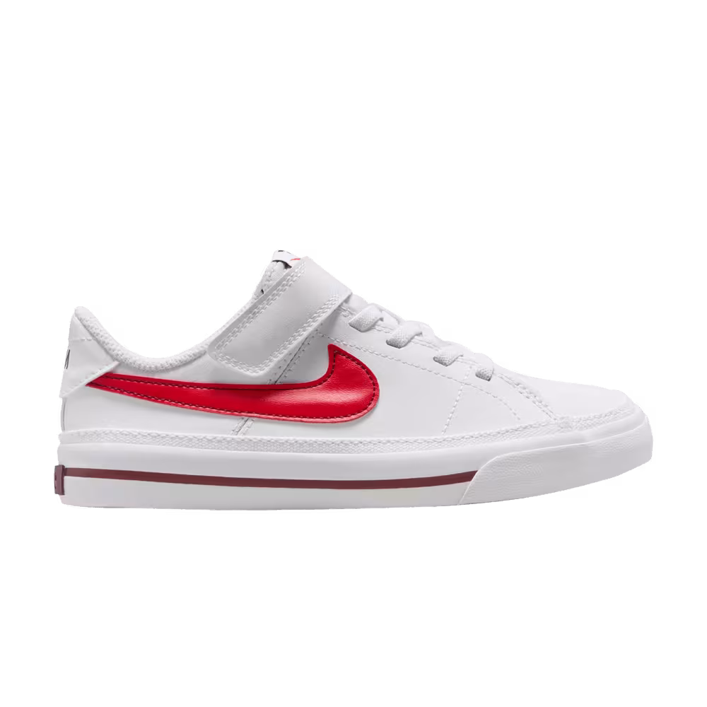 Nike Court Legacy Lift PS White Team Red