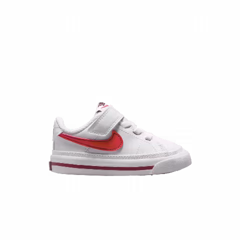 Nike Court Legacy Lift TD 'White Bright Crimson'