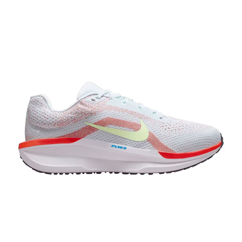 Nike Women's Air Winflo 11 Extra Wide Glacier Blue Bright Crimson