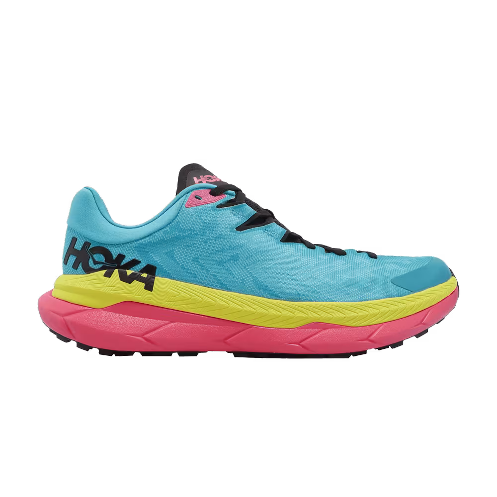 HOKA Tecton X Scuba Blue Diva Pink