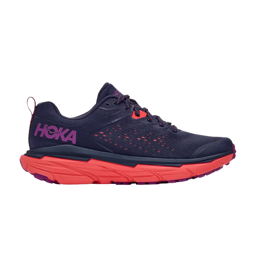 HOKA Women's Challenger ATR 6 Black Iris Hot Coral