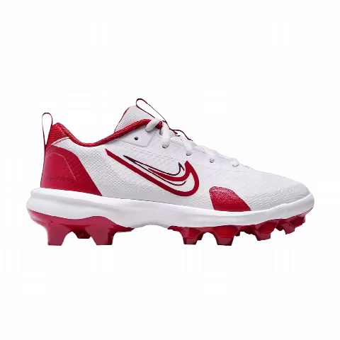 Nike Force Trout 9 Pro MCS GS 'White/Pure Platinum/Team Red/University Red'