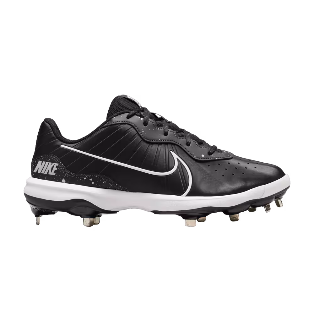 Nike Alpha Huarache Varsity 4 Low Black White Speckled