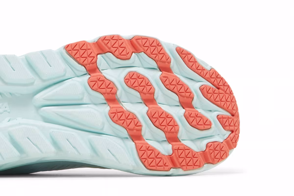 HOKA Women's Rincon 3 White Blue Glass, view 6