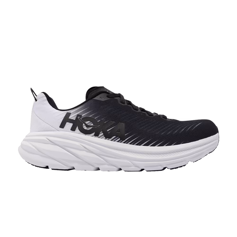 HOKA Women's Rincon 3 Wide Black White
