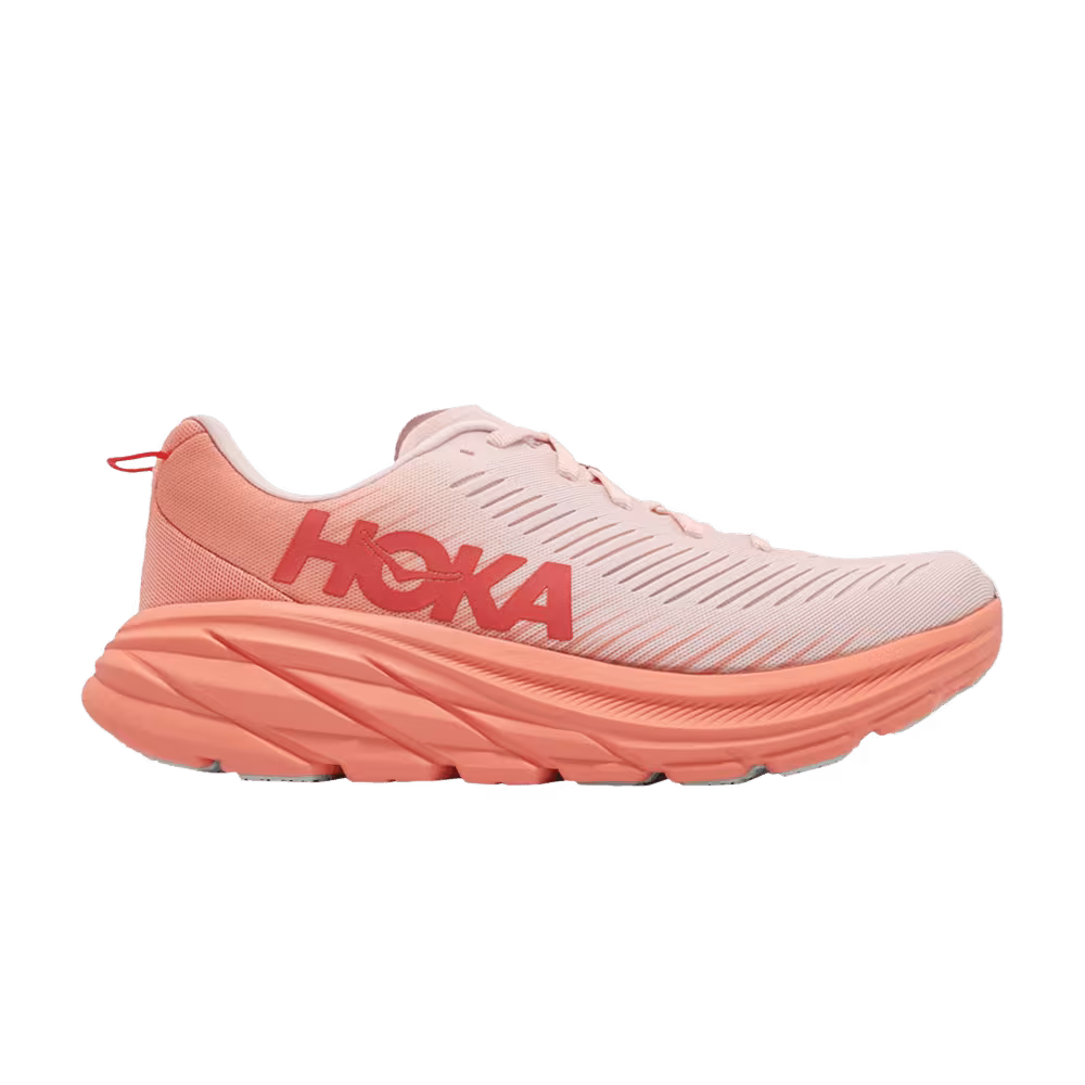 HOKA Women's Rincon 3 Silver Peony Cantaloupe