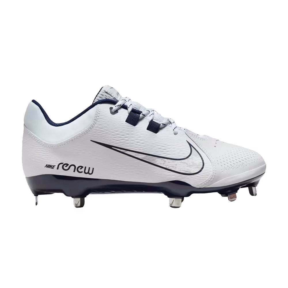 Nike Women's Hyperdiamond 4 Pro White Midnight Navy