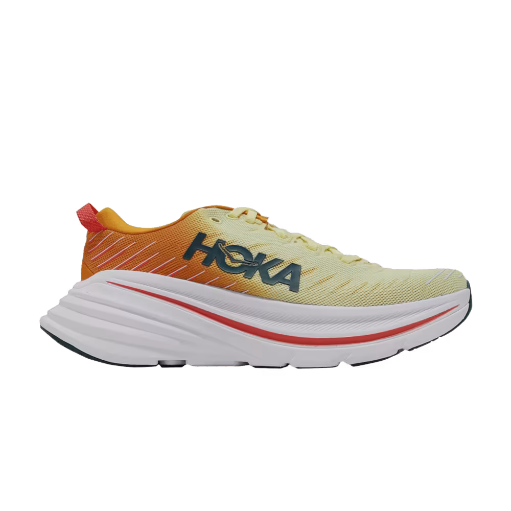 HOKA Bondi X Yellow Pear