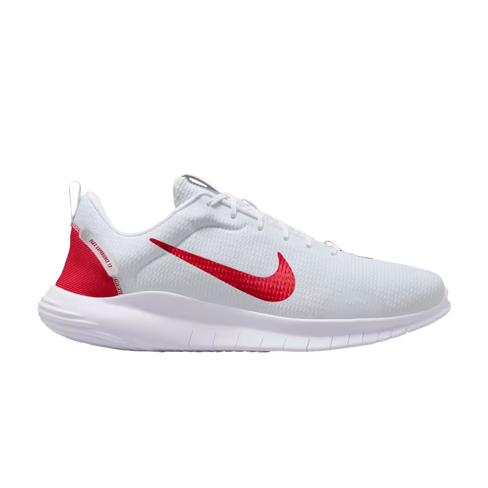 Nike Flex Experience Run 12 Extra Wide White University Red