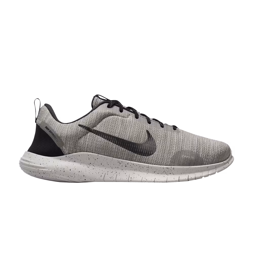 Nike Flex Experience Run 12 Extra Wide Light Iron Ore Black