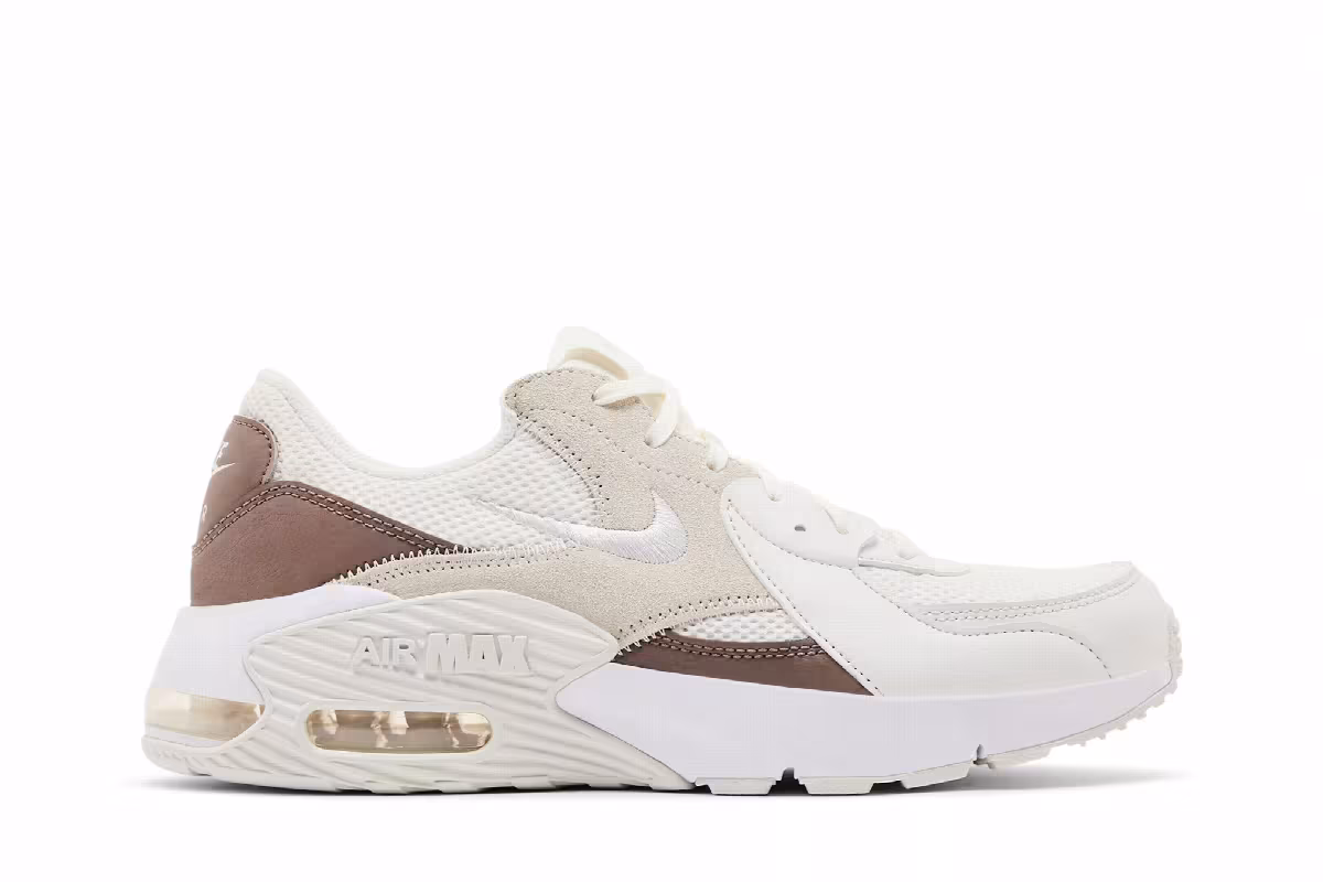 Nike Women's Air Max Excee Summit White Mink Brown, view 2