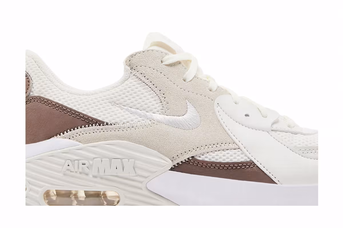 Nike Women's Air Max Excee Summit White Mink Brown, view 3
