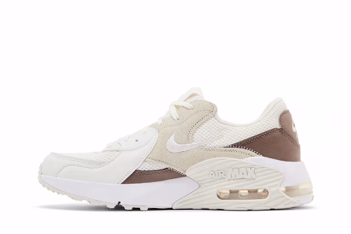 Nike Women's Air Max Excee Summit White Mink Brown, view 4