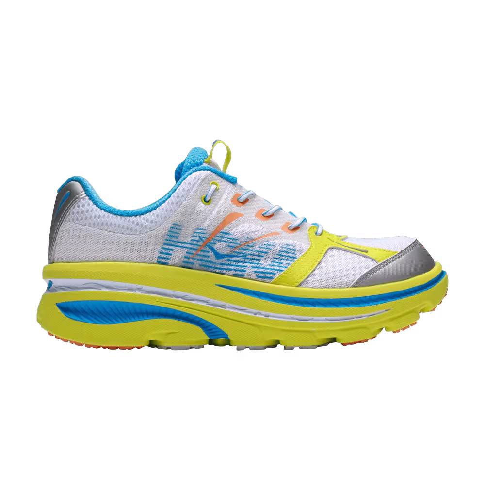 HOKA Bondi B Citrus White