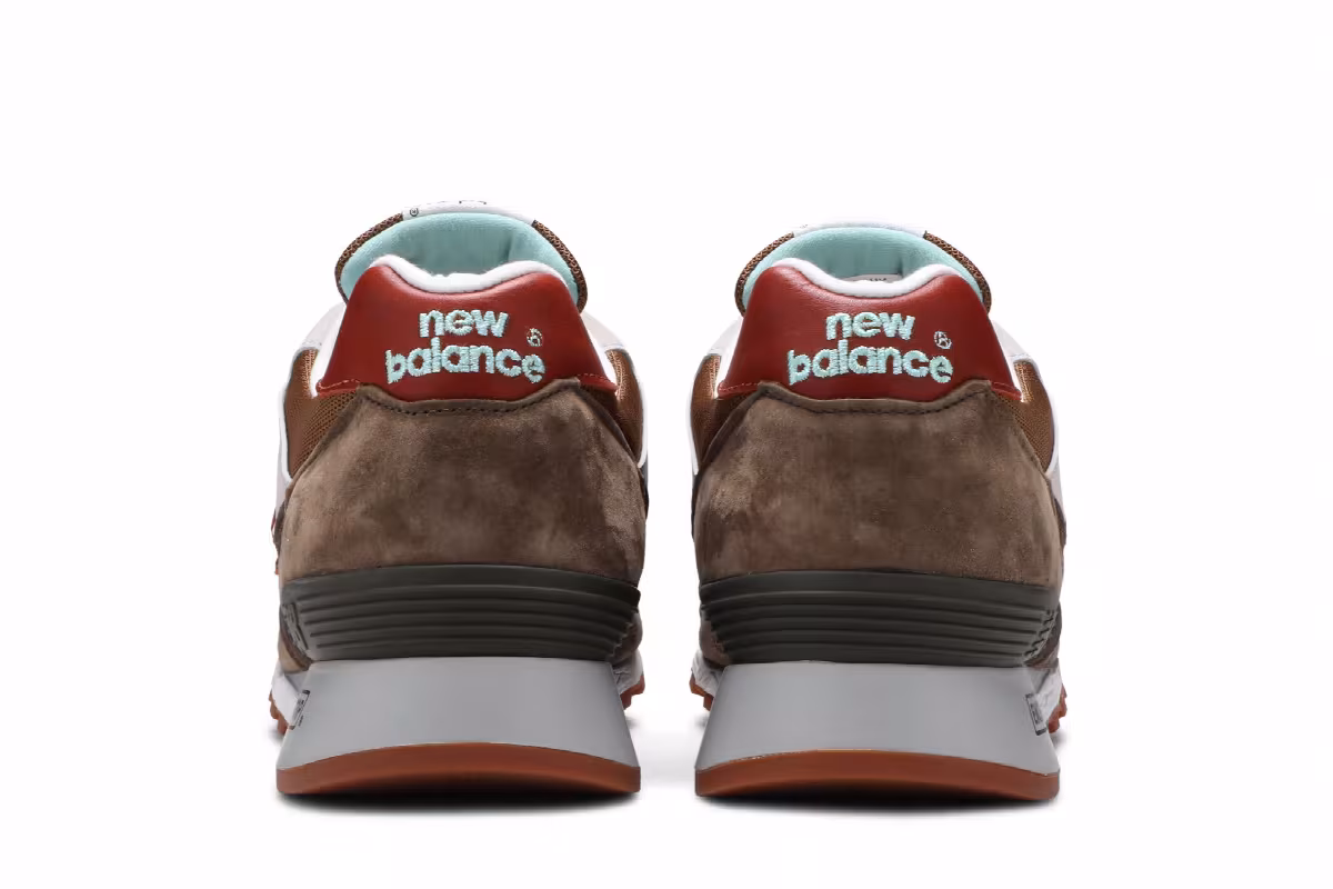 New Balance 577 Made In England Olive Tan, view 7
