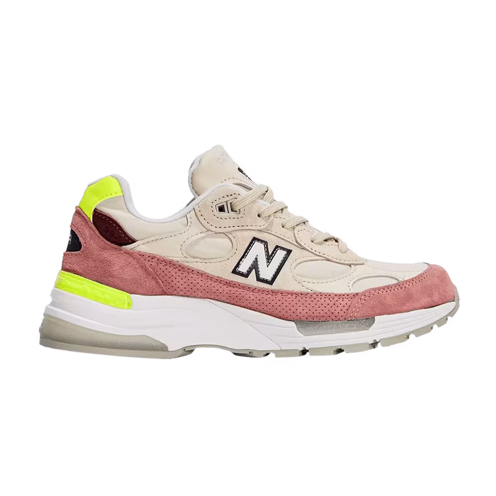 New Balance Women's 992 Made in USA Off White Red