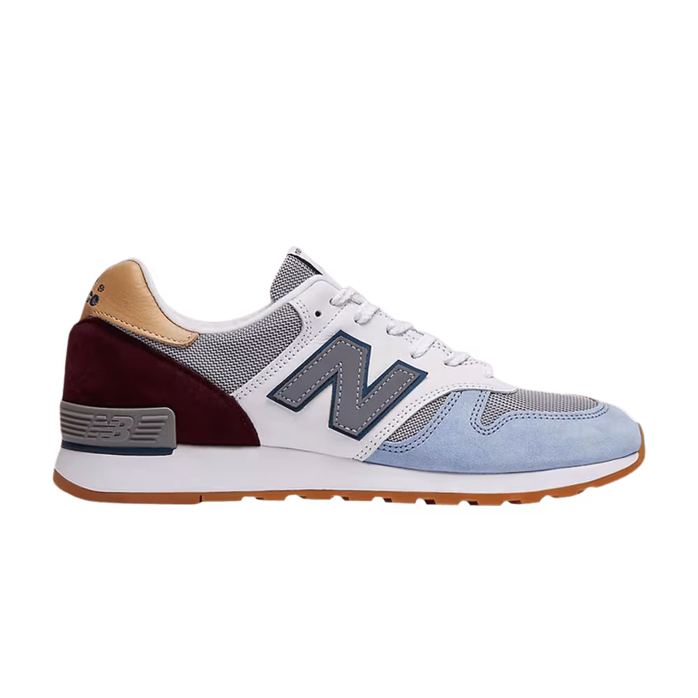 New Balance 670 Made in England Supply Pack - Burgundy Gum