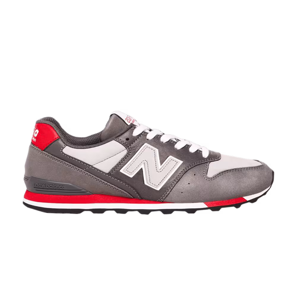 FIGS x New Balance Women's 996 Charcoal Red