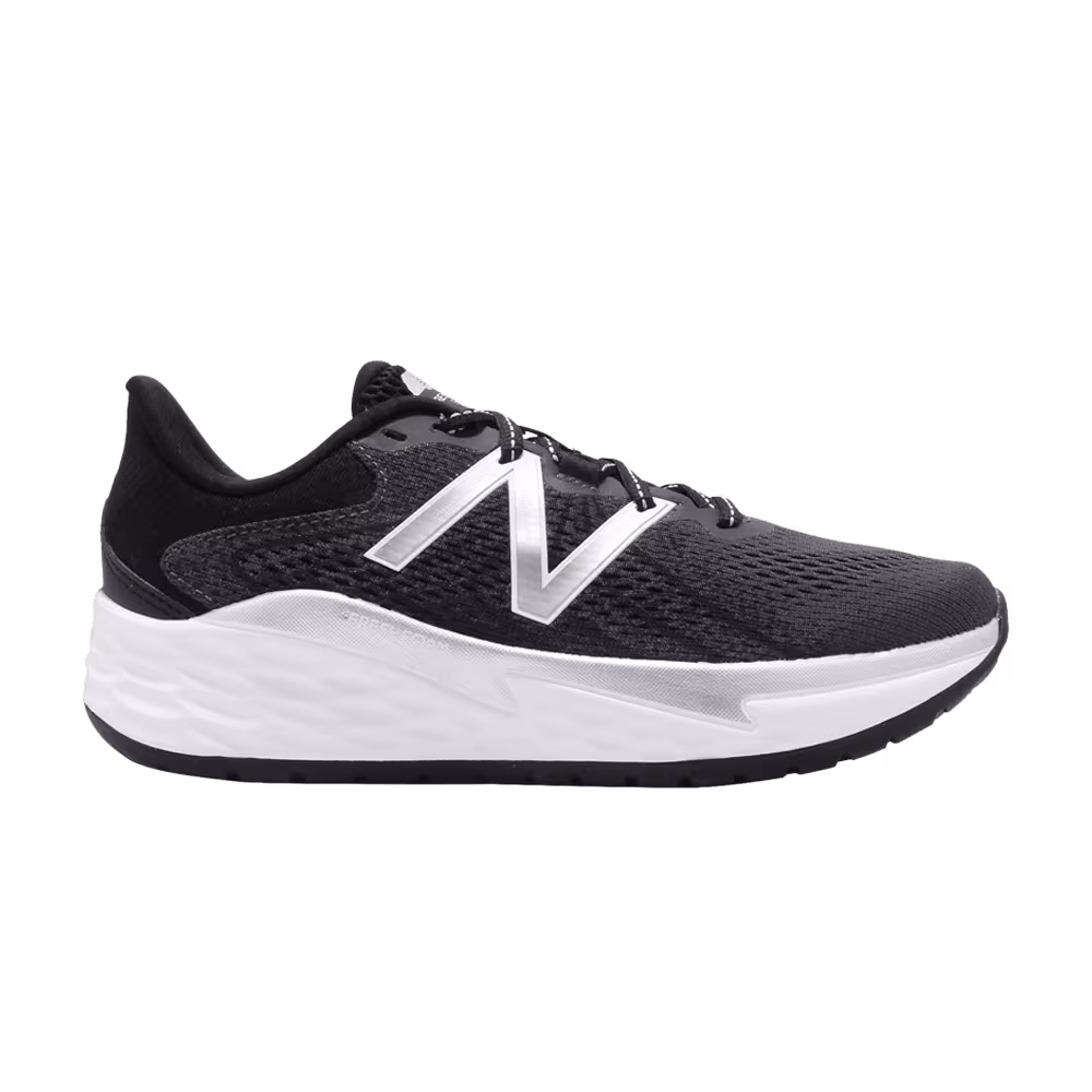 New Balance Women's Fresh Foam Evare Wide Black White Silver